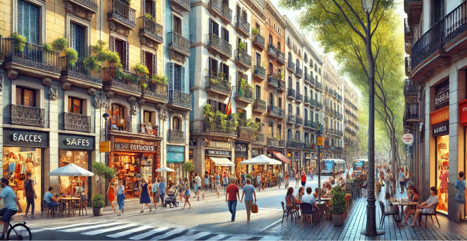 Cuánto vale un local comercial en Barcelona por zonas